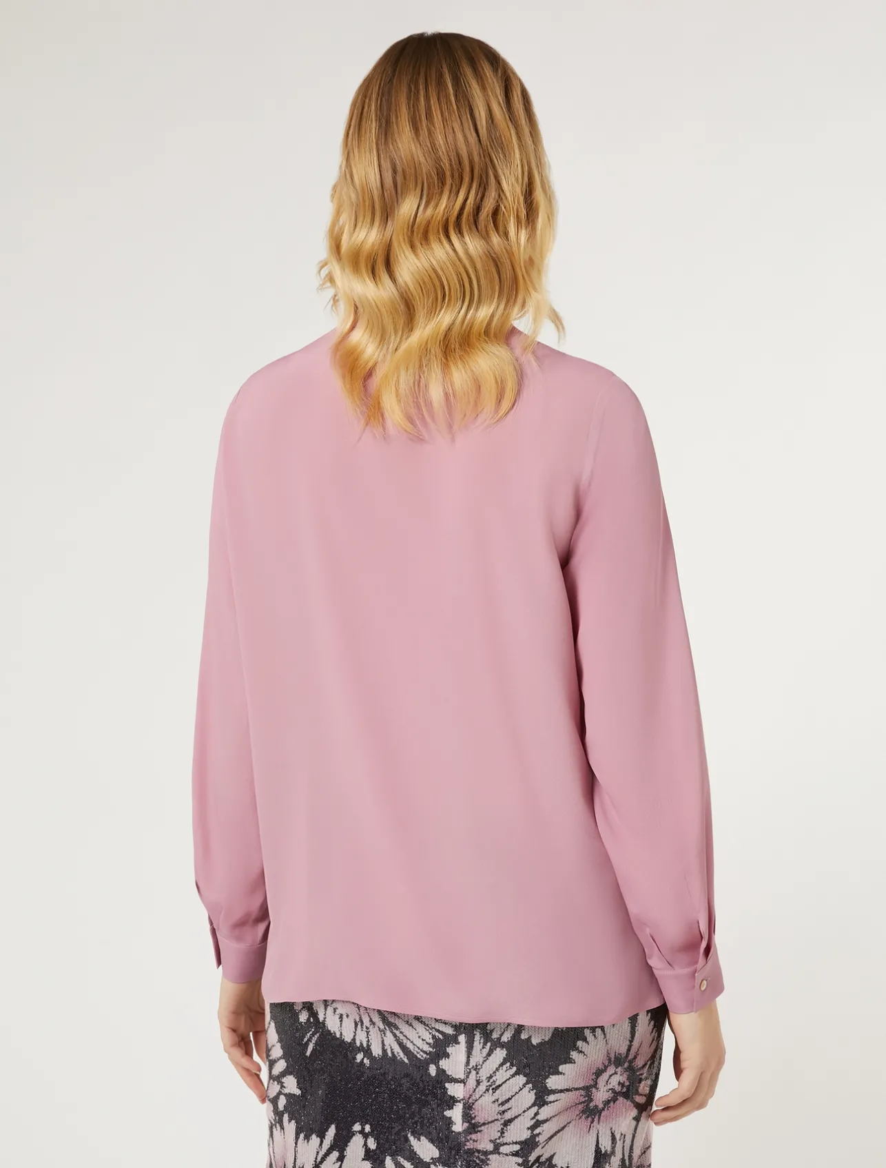 Sale Marina Rinaldi Acetate and silk shirt ANTIQUEROSE