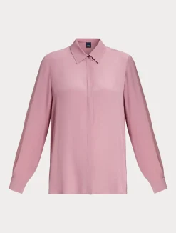 Sale Marina Rinaldi Acetate and silk shirt ANTIQUEROSE