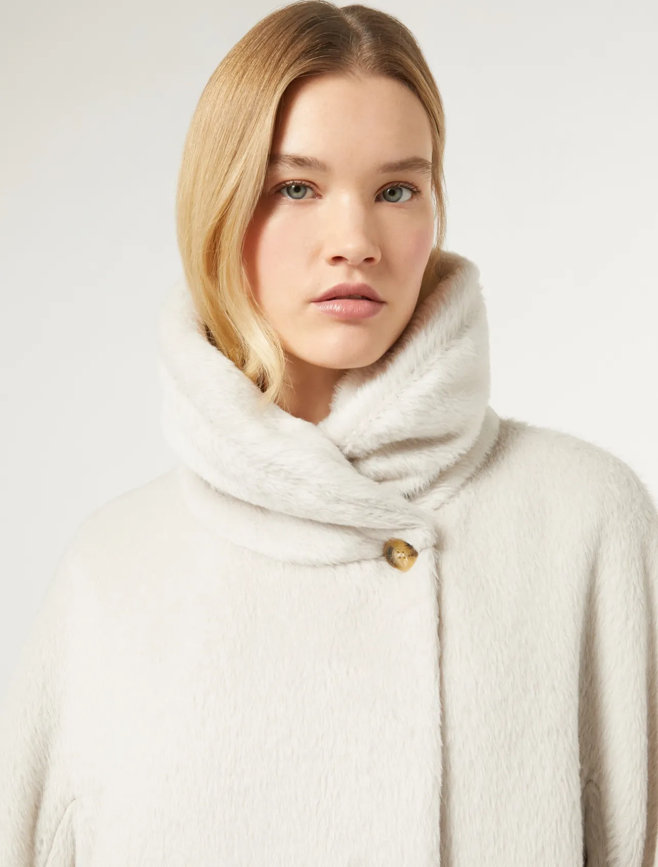 Clearance Marina Rinaldi Alpaca and wool coat MAKEUPLUMIERE