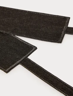 Sale Marina Rinaldi denim belt BLACK