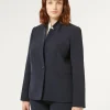 Sale Marina Rinaldi Blazer in technical fabric MIDNIGHTBLUE