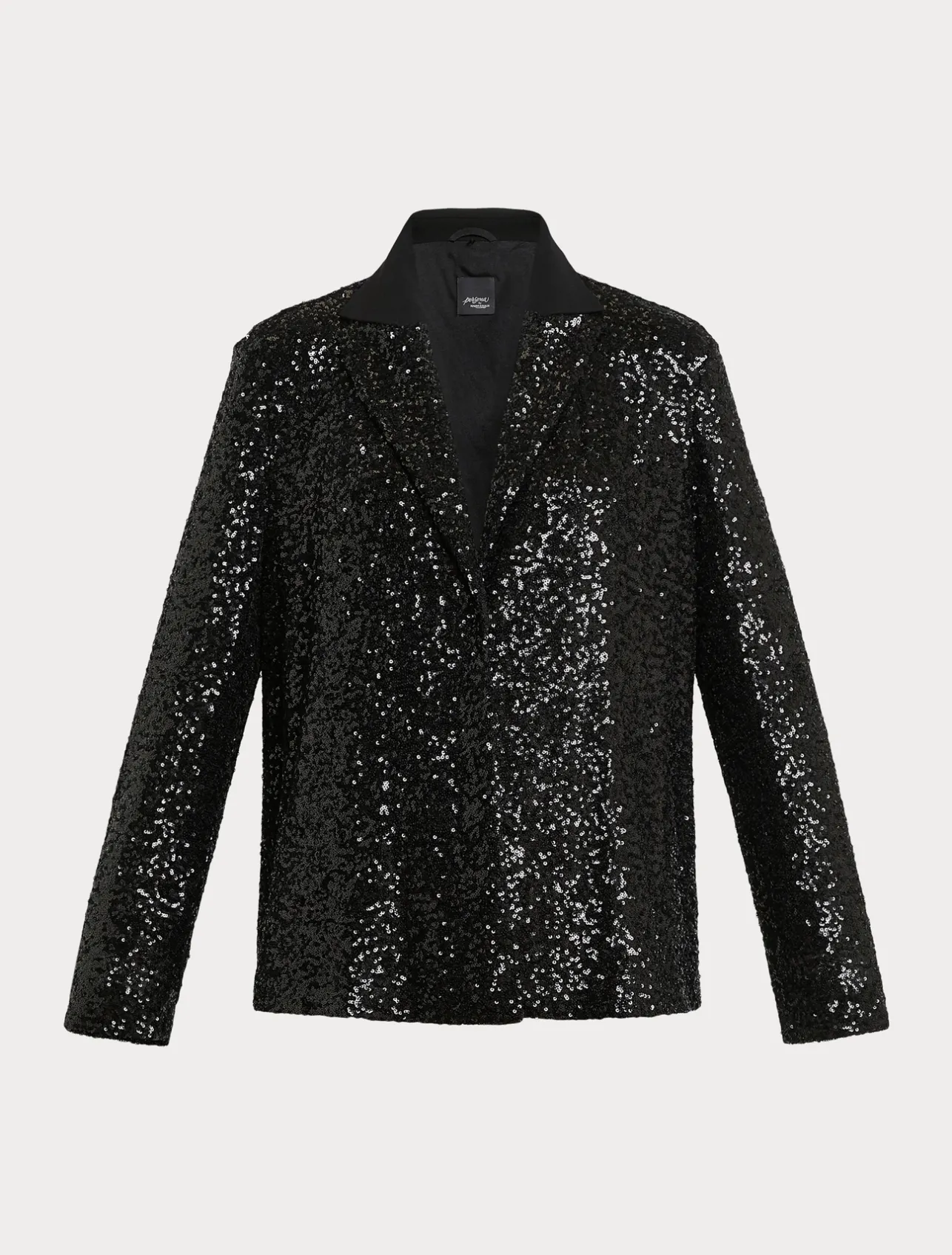Best Marina Rinaldi Blazer in technical fabric and sequins BLACK