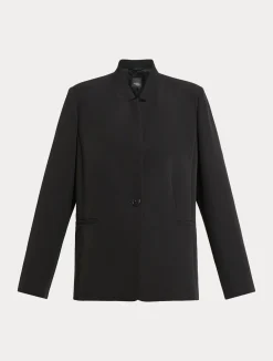 Best Marina Rinaldi Blazer in technical fabric BLACK