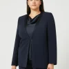 Sale Marina Rinaldi Blazer jacket in triacetate cady MIDNIGHTBLUE