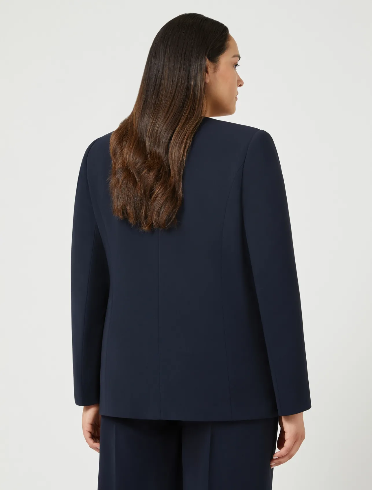 Sale Marina Rinaldi Blazer jacket in triacetate cady MIDNIGHTBLUE