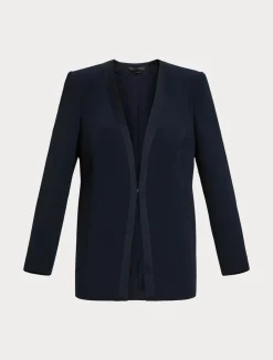 Sale Marina Rinaldi Blazer jacket in triacetate cady MIDNIGHTBLUE