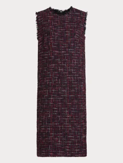 Hot Marina Rinaldi Bouclé-effect dress MIDNIGHTBLUE