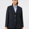 Sale Marina Rinaldi Cady blazer jacket MIDNIGHTBLUE
