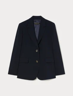 Sale Marina Rinaldi Cady blazer jacket MIDNIGHTBLUE