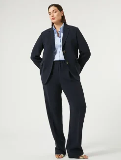 Sale Marina Rinaldi Cady blazer jacket MIDNIGHTBLUE