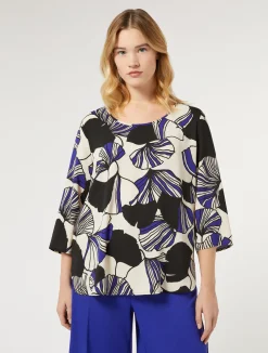 Online Marina Rinaldi Cady blouse ULTRAMARINE