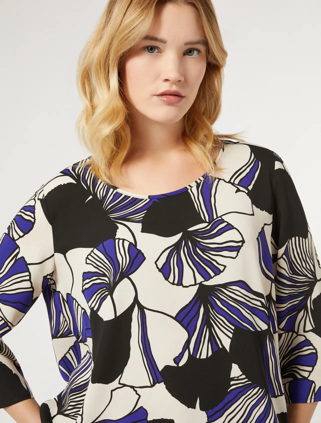 Online Marina Rinaldi Cady blouse ULTRAMARINE