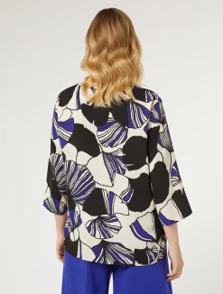 Online Marina Rinaldi Cady blouse ULTRAMARINE