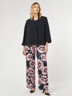 Clearance Marina Rinaldi Cady cape jacket ULTRAMARINE