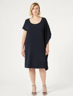 Discount Marina Rinaldi Cady dress ULTRAMARINE