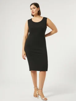 Clearance Marina Rinaldi Cady dress BLACK