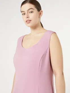 Outlet Marina Rinaldi Cady dress ANTIQUEROSE