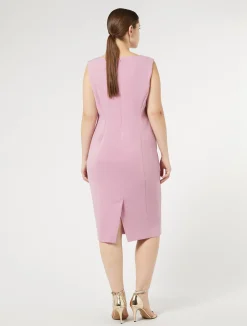 Outlet Marina Rinaldi Cady dress ANTIQUEROSE