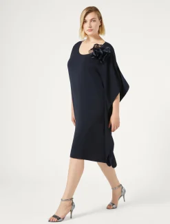 Discount Marina Rinaldi Cady dress ULTRAMARINE