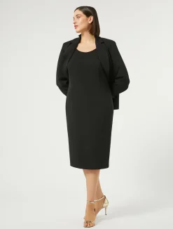 Clearance Marina Rinaldi Cady dress BLACK