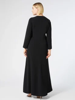 New Marina Rinaldi Cady dress with tulle BLACK