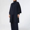 Outlet Marina Rinaldi Cady duster coat MIDNIGHTBLUE