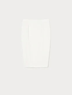Fashion Marina Rinaldi Cady pencil skirt WHITE