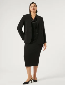 Hot Marina Rinaldi Cady pencil skirt BLACK