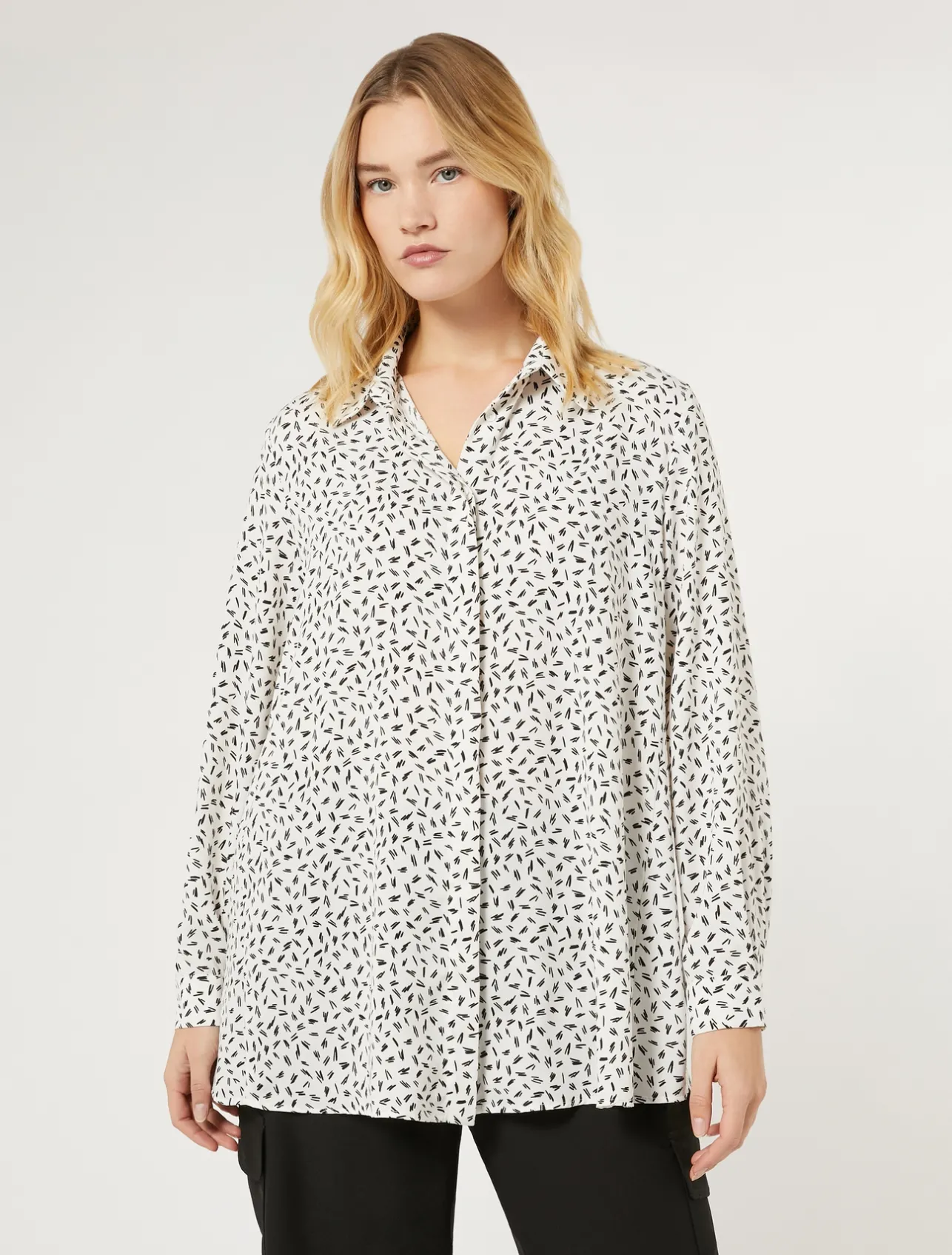 Fashion Marina Rinaldi Cady shirt WHITE