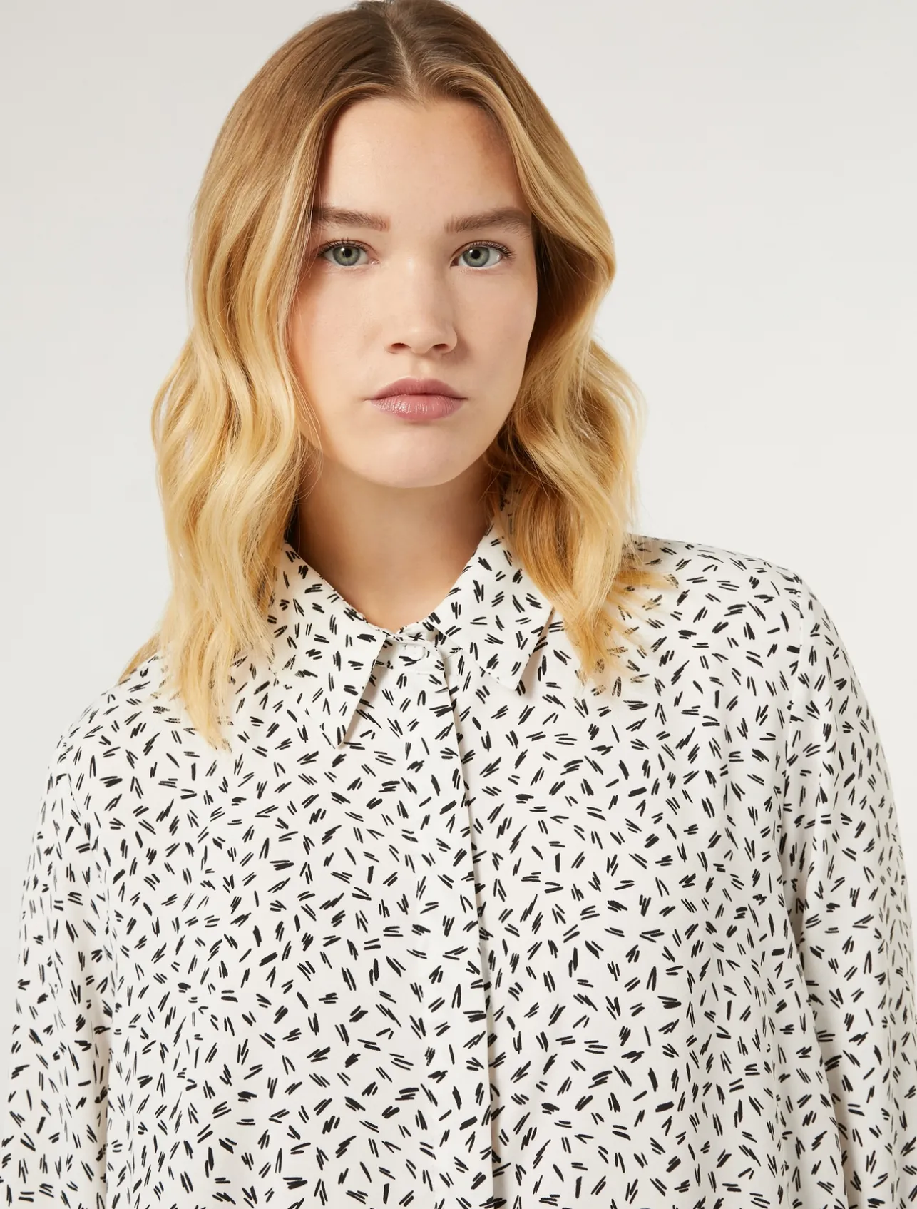 Fashion Marina Rinaldi Cady shirt WHITE