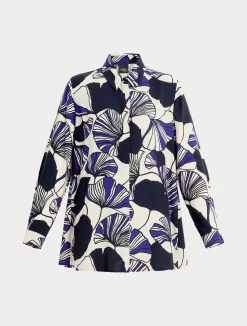 New Marina Rinaldi Cady shirt ULTRAMARINE