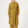 New Marina Rinaldi Cady shirt dress YELLOW