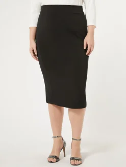 Outlet Marina Rinaldi Cady skirt BLACK