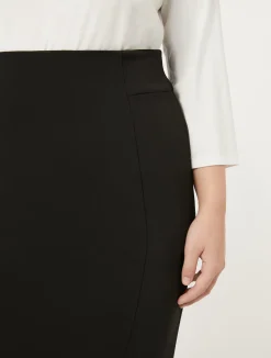 Outlet Marina Rinaldi Cady skirt BLACK