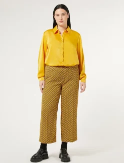 Fashion Marina Rinaldi Cady trousers YELLOW