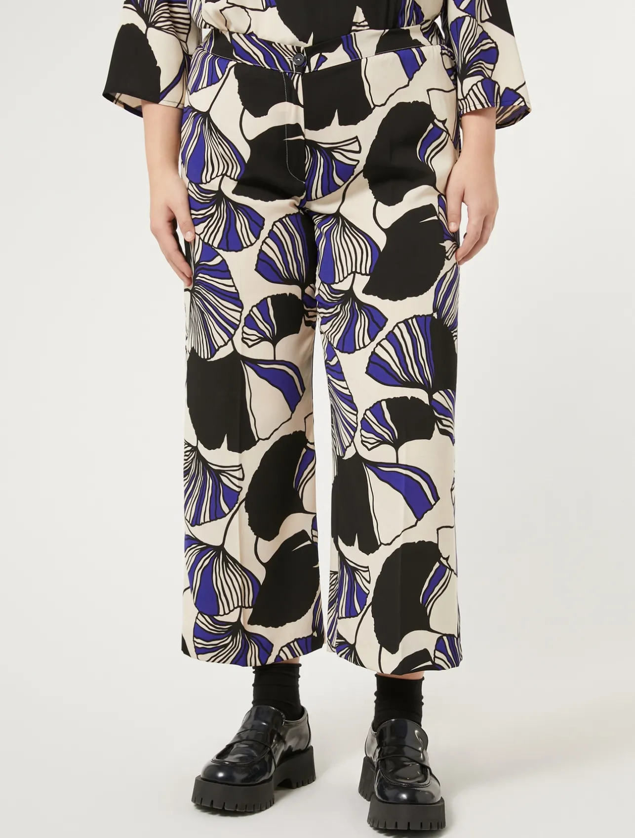 Clearance Marina Rinaldi Cady trousers ULTRAMARINE