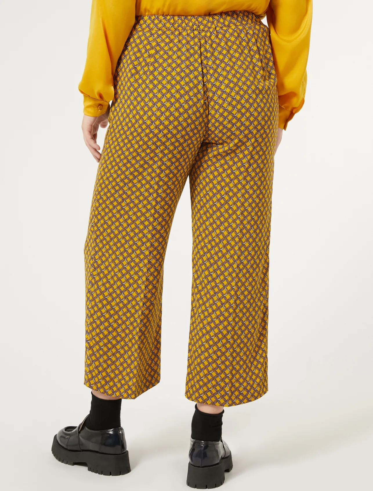 Fashion Marina Rinaldi Cady trousers YELLOW