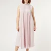 Hot Marina Rinaldi Calf-length crepe dress PINK