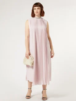 Hot Marina Rinaldi Calf-length crepe dress PINK