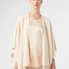 Hot Marina Rinaldi Carded wool cape POWDER