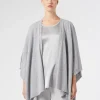 Discount Marina Rinaldi Carded wool cape LIGHTGREY