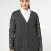 Fashion Marina Rinaldi Cashmere blend cardigan DARKGREY