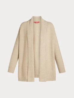 Best Marina Rinaldi Cashmere blend cardigan BEIGE