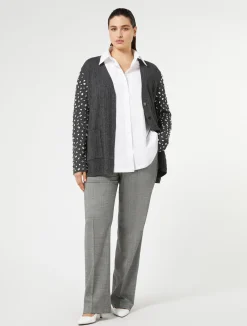 Fashion Marina Rinaldi Cashmere blend cardigan DARKGREY