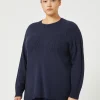 Online Marina Rinaldi Cashmere blend jumper MIDNIGHTBLUE