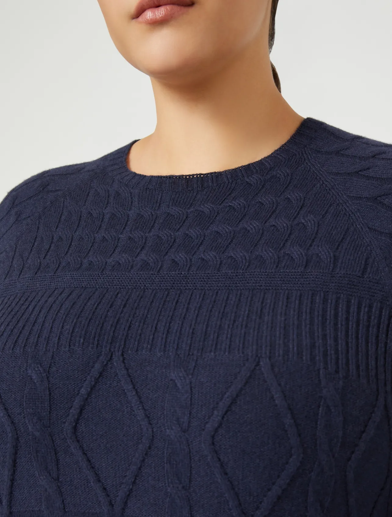 Online Marina Rinaldi Cashmere blend jumper MIDNIGHTBLUE