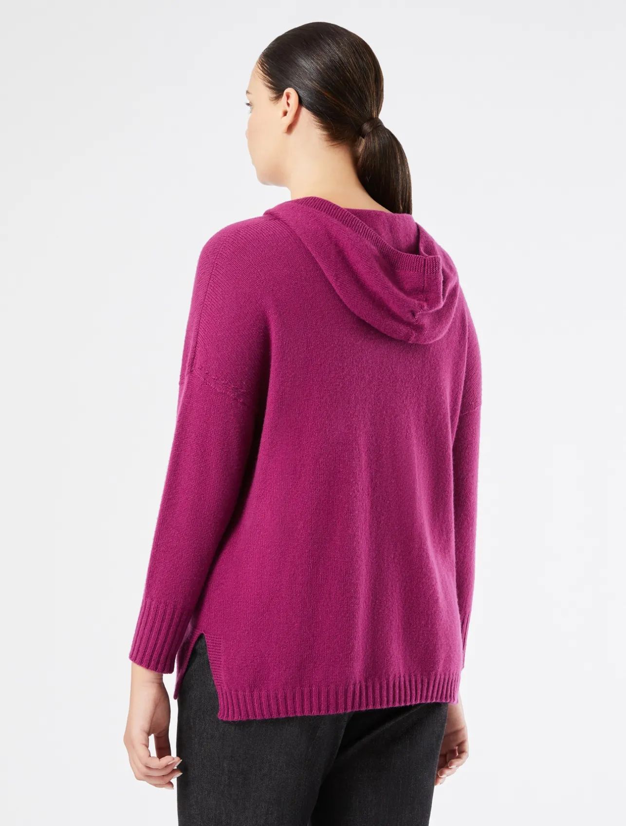 Outlet Marina Rinaldi Cashmere blend jumper BORDEAUX