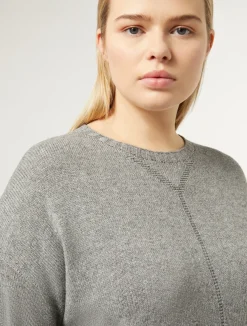 New Marina Rinaldi Cashmere blend jumper MEDIUMGREY