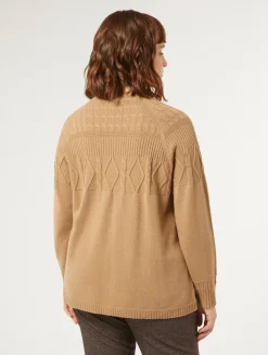 Clearance Marina Rinaldi Cashmere blend jumper CAMEL