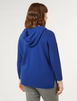 Clearance Marina Rinaldi Cashmere blend jumper CORNFLOWERBLUE